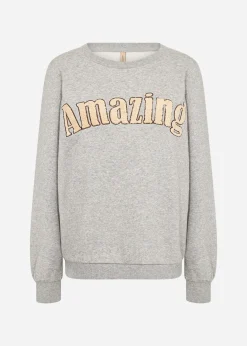 SC-ANGELIN 1 Sweatshirt Ljusgrått