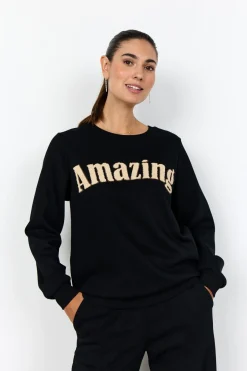 SC-ANGELIN 1 Sweatshirt Svart