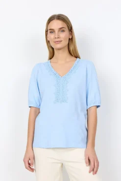 SC-BABETTE 73 T-shirt Ljusblå