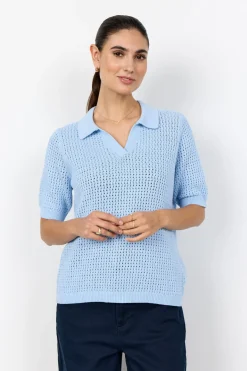 SC-DENEFA 6 Pullover Ljusblå