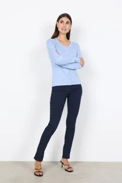 SC-DOLLIE 446 Cardigan Ljusblå