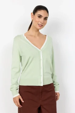 SC-DOLLIE 814 Cardigan Ljusgrön