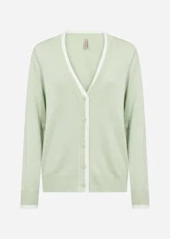 SC-DOLLIE 814 Cardigan Ljusgrön