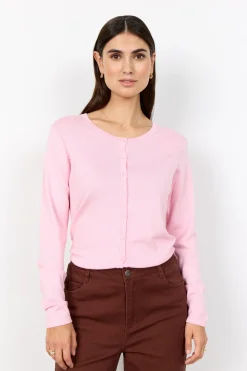 SC-DOLLIE 446 Cardigan Lyseröd