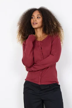 SC-DOLLIE 446 Cardigan Rubinröd