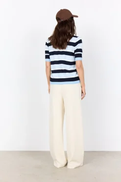 SC-DOLLIE STRIPE 820 Pullover Navy