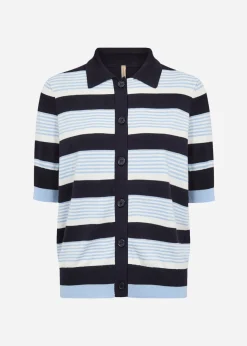 SC-DOLLIE STRIPE 820 Pullover Navy