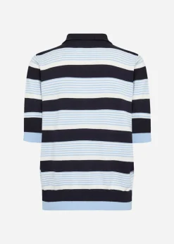 SC-DOLLIE STRIPE 820 Pullover Navy