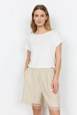 SC-FABRINA 1-C Shorts Ljus sand