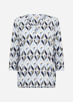 SC-FELICITY AOP 552 Blus Blå