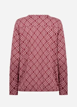 SC-FELICITY AOP 530 Blus Rubinröd