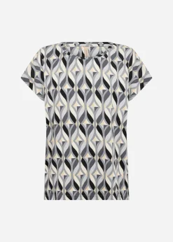 SC-FELICITY AOP 551 T-shirt Svart