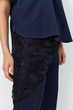 SC-FILLE 1 Scarf Svart