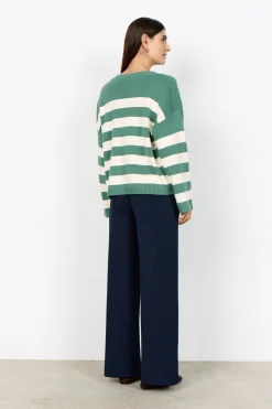 SC-KANITA STRIPE 36 Pullover Grön