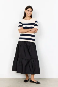 SC-KANITA STRIPE 35 Pullover Navy