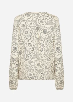 SC-MARICA AOP 347 Blus Cream