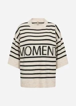 SC-ORLEAN STRIPE 11 Pullover Cream