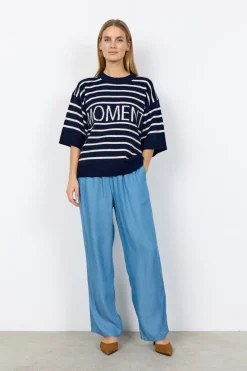 SC-ORLEAN STRIPE 11 Pullover Navy