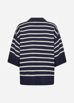 SC-ORLEAN STRIPE 11 Pullover Navy