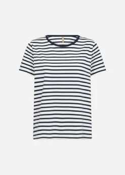 SC-RINA STRIPE 22 T-shirt Navy